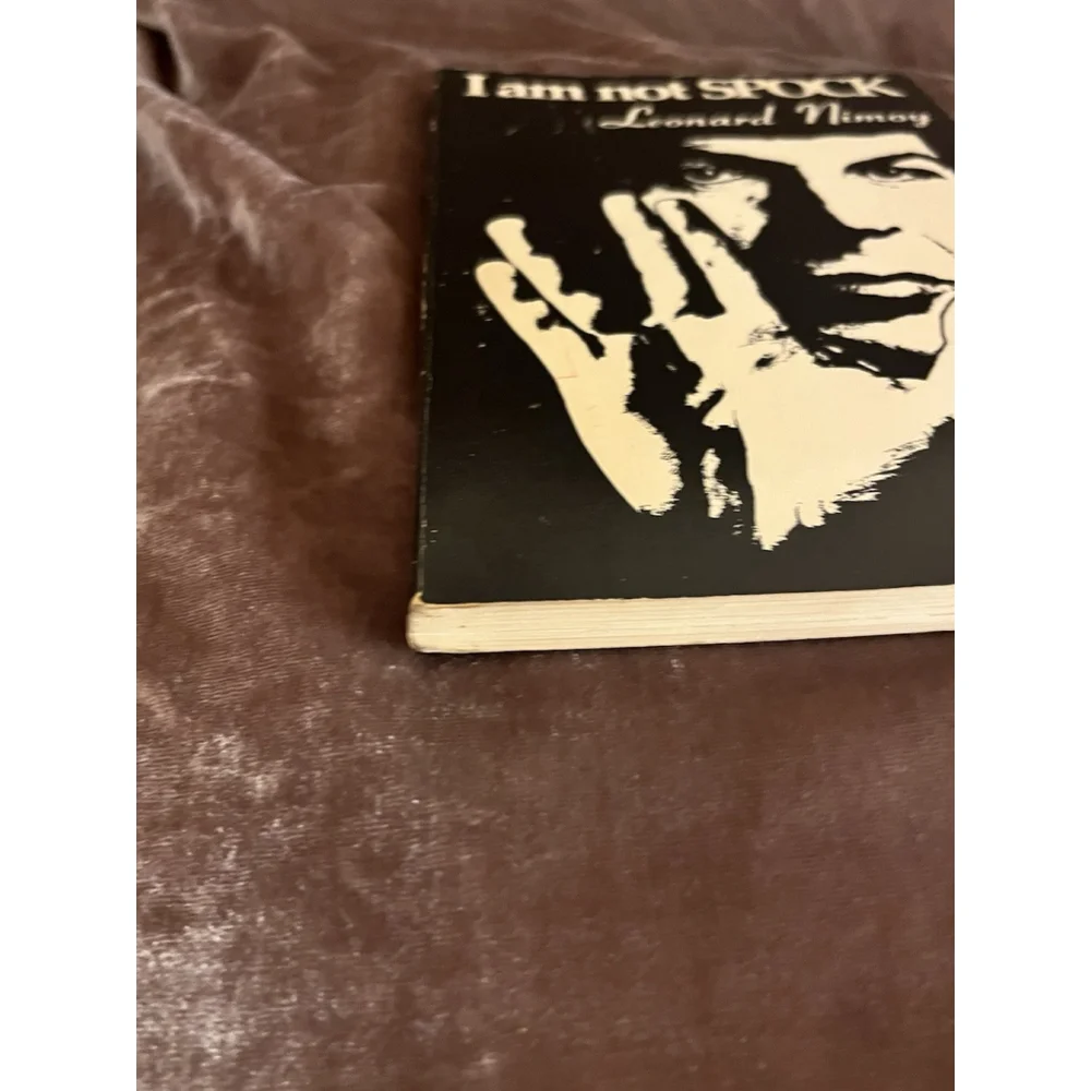 VTG I AM NOT SPOCK Leonard Nimoy 1st printing 1975 Book Star Trek SEE ALL - Picture 7 of 16